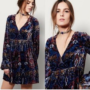 Free People Mystic Charm Velvet Dress